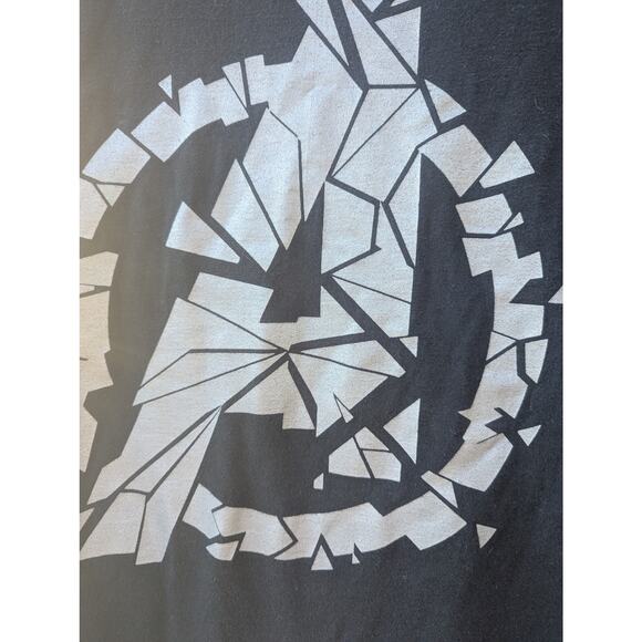 Avengers Endgame Marvel Black Short Sleeve T Shirt L Comic Super Hero Nerdy - Picture 3 of 4